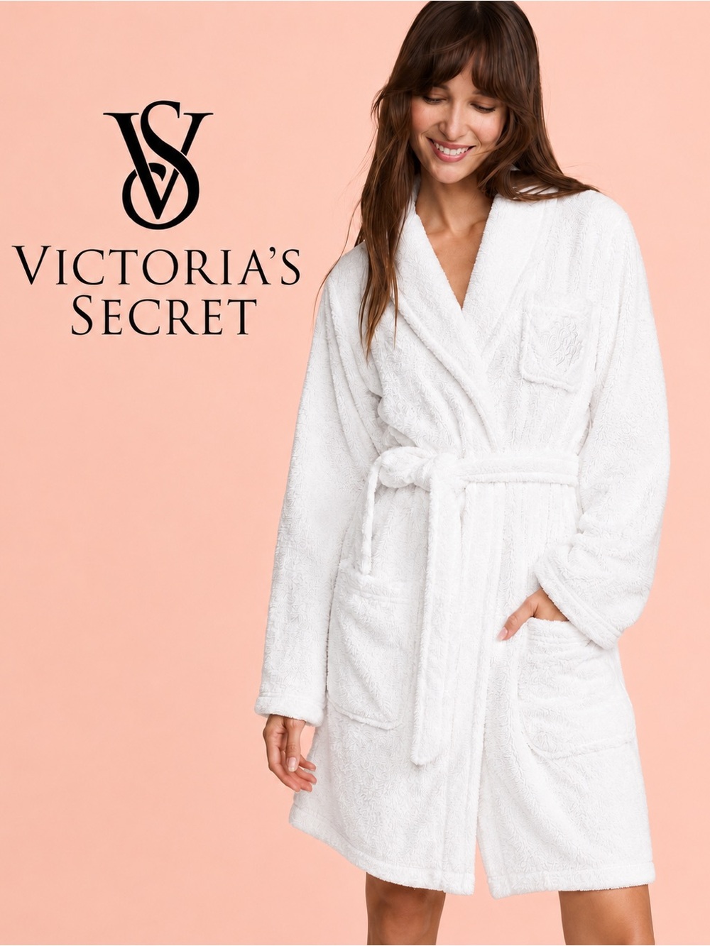 NWT Victoria’s Secret XS Towel Spa Bathrobe 100% Cotton Turkish